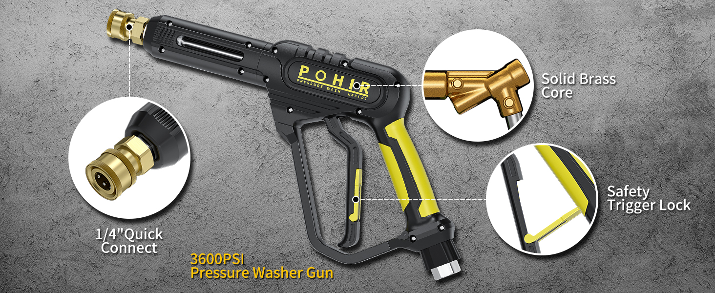 POHIR Pressure Washer Gun