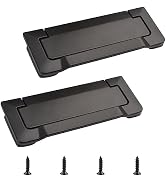 MOROBOR 2pcs Pocket Doors Drawer Handle Flush Pull, Hidden Concealed Furniture Handle with Screws...