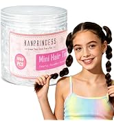 Kanprincess 1000pcs Clear Mini Hair Rubber Bands,Soft Small Hair Ties Bands for Kids Toddlers Gir...