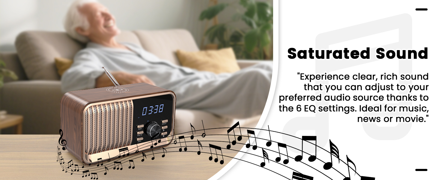clock radio with phone charger