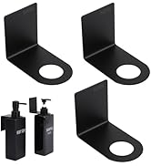 Segbeauty Stainless Adhesive Bottle Holder, 3Pcs Bathroom Bottle Dispenser Holder, Dia 1.1in 2.8c...