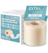 LIFARA Hydrocolloid Roll for Wound Care - Cut-to-Size, Hydrocolloid Patch Bandages with Self-Adhe...