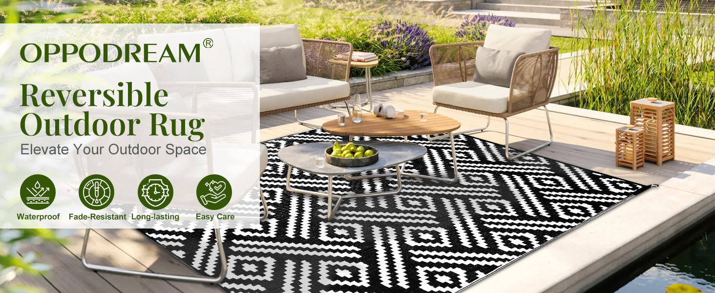 OPPODREAM Outdoor Area Rug