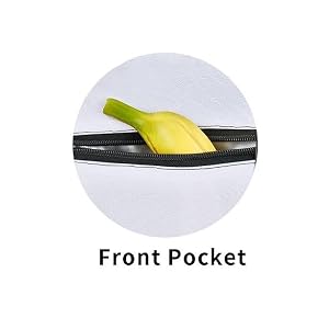 Front Zipper Pocket