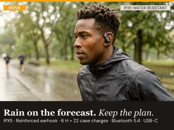 Rain on the forecast. Keep the plan.
