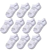 Comfoex 10 Pairs Boys Socks For Kids 4-6 8-10 6-8 Years Old Athletic Ankle Socks Short Cotton Soc...