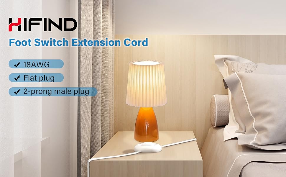 Foot Switch Extension Cord