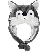 Lacheln Animal Plush Hats for Boys Girls Women Men Halloween Party Costume Winter Soft Warm Funny...