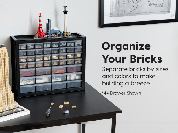 Drawer parts cabinet Lego