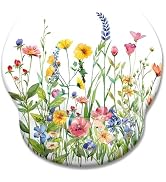 LIMKRIAN Flower Ergonomic Mouse Pad with Wrist Rest, Gaming Computer Mouse Pad Wrist Support with...