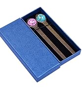 Wisdompro 2 Pcs Metal Bookmark, Retro Vintage Bronze Book Mark Ruler with Dried Flower, Packaged ...