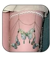 Thigh Chain Leg Chain Jewelry for Women Rhinestone Butterfly Dress Body Jewelry for Women Trendy