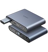 ORICO 10 in 1 USB-C Docking Station with Dual M.2 NVMe/SATA SSD Enclosure, 10Gbps USB-C&USB-A, Du...