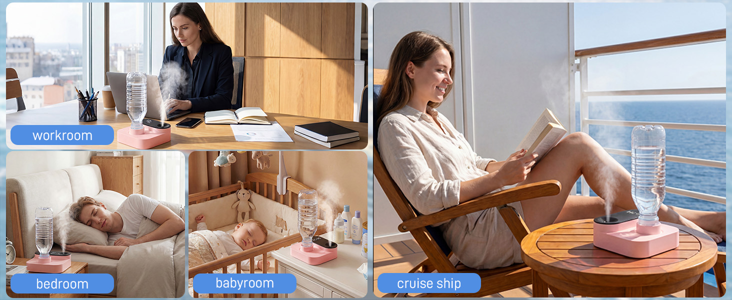 cruise humidifier travel humidifier for cruise portable humidifier water bottle humidifier