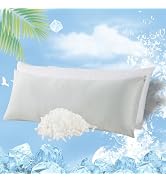 WhatsBedding Memory Foam Body Pillow with Zippered Cooling Cover, Full Body Pillow for Adults, Lo...