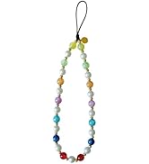 Drawwind Phone Charm Beaded Wristlet Strap Universal Cell Phone Lanyard Cute Bracelet Wrist Strap...