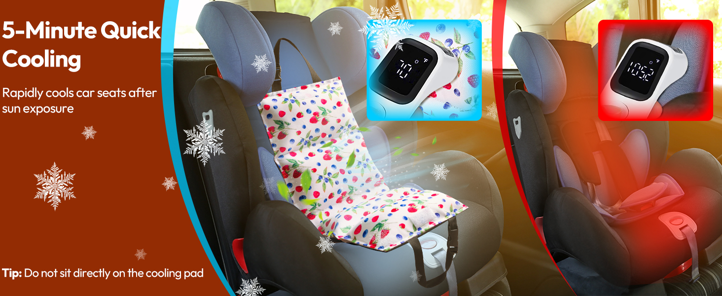 gel car seat cooler pad for baby