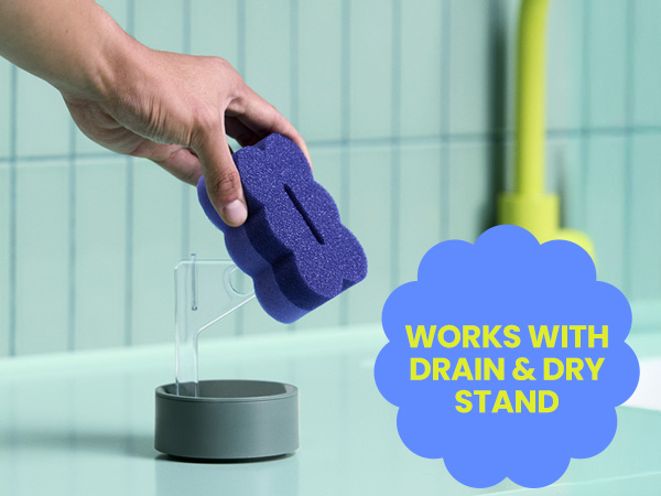 Works with Drain & Dry Stand