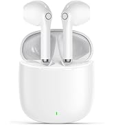 Bluetooth 5.3 Wireless Earbuds Headphones for Small Ears Mini Semi in Ear Earphones with Micropho...