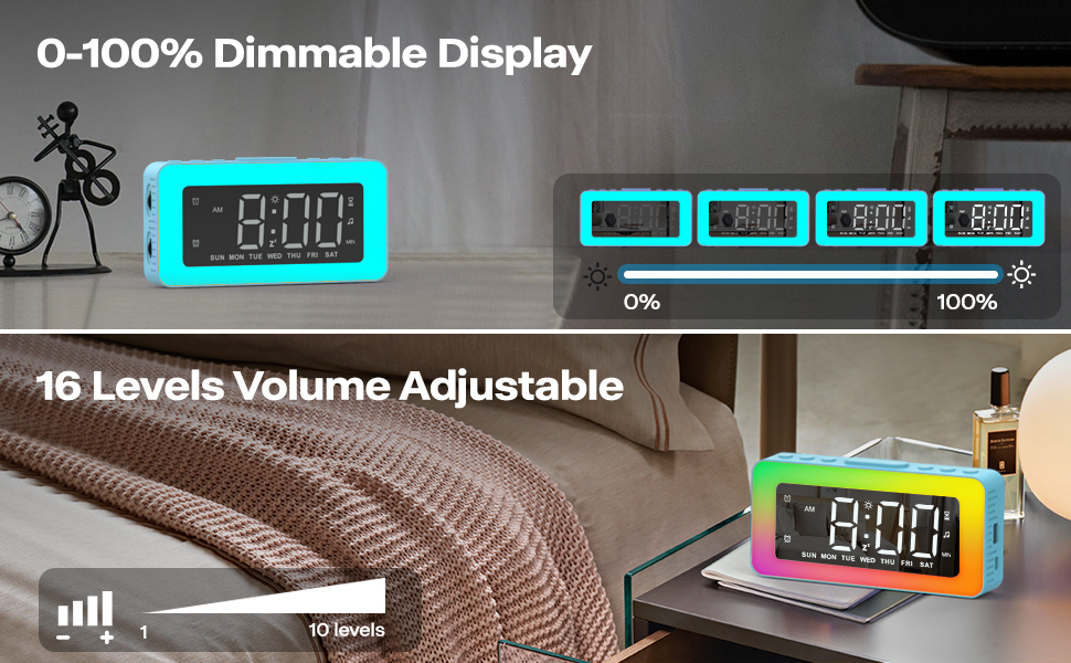 alarm clock for heavy sleepers adults
