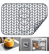 JIUBAR Sink Protectors for Kitchen Sink 12" 13" 16" 18" 19" 24" 26" 28" 29" 30" Silicone Sink mat...