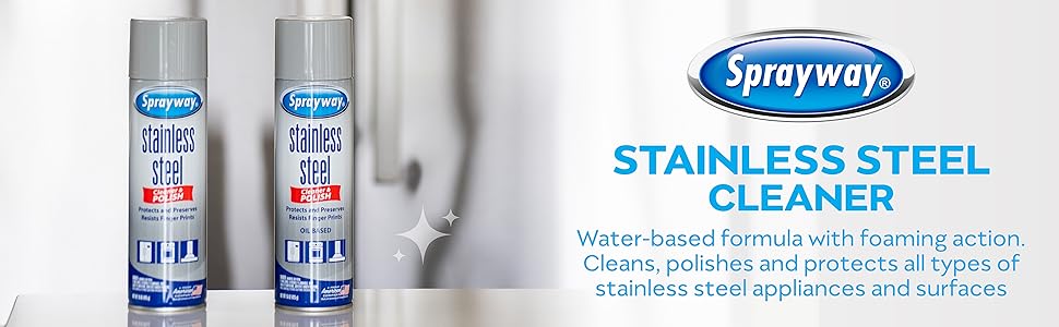 Stainless Steel Cleaners - Cleans, polishes and protects all types of stainless steel appliances.