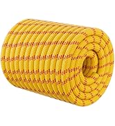 Double Braided Arborist Rigging Rope - 1/2 in X 150 ft 48 Strands Outdoor Pulling Heavy Duty Poly...