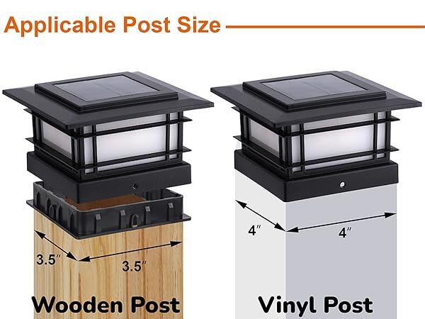 Solar Post Cap Lights