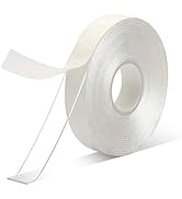 VERSAF Double Sided Adhesive Tape -1/2" 10' Acrylic Transparent Removable No Residue Double Sided...