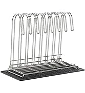 IDEATECH Reusable Bag Rack with Cup Drying Mat,Plastic Bag Dryer Rack Dish Drying,Collapsible Kit...
