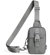 G4Free Waterproof Mini Crossbody Sling Bag, Small Chest Pack for Men, Lightweight Travel Sp...