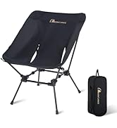 MOON LENCE Portable Camping Chair, Backpacking Chair, Ultralight & Compact, 330 lbs Capacity, for...