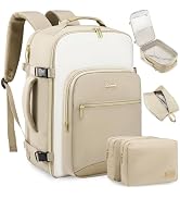 LOVEVOOK 50L Large Travel Backpack for Women & Men, Carry on Backpack Airline Approved, Waterproo...