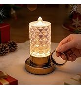 L LOHAS LED Flameless Candles, 3 Level Brightness Adjustable, 1000mAh Rechargeable Battery Operat...