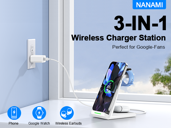 google wireless charger stand