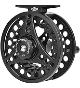 SF SF-001 Large Arbor Fly Fishing Reel with Aluminum Alloy Body 3/4wt 5/6wt 7/8wt Die Cast Pre-Lo...