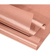 Copper Faraday Fabric Gold Color Blocking Fabric for Shielding RFID,EMP,EMF,EMI,5G,WiFi,Bluetooth...