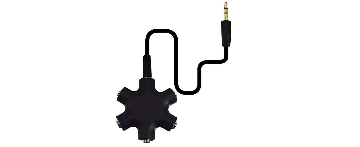 Audio Earbuds Earphones Plug 5 Way