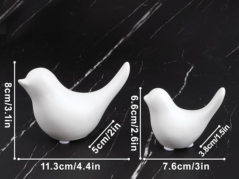 Small Birds Statues Home Decor