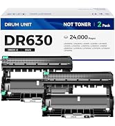 DR630 Drum Unit (Not Toner) 2-Pack Printer Replacement Compatible for Brother DR-630 Imaging Drum...