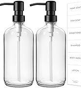 glass soap dispenser with pump