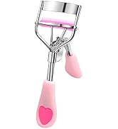 Pinkiou Eyelash Curler Stainless Steel with Brush Mascara Muffle False Eyelashes Accessory Best P...
