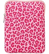 VeloKomo Padded Ereader Sleeve Pouch - Protective Book Sleeve for Kindle | 6-7 Inch Pink Leopard ...