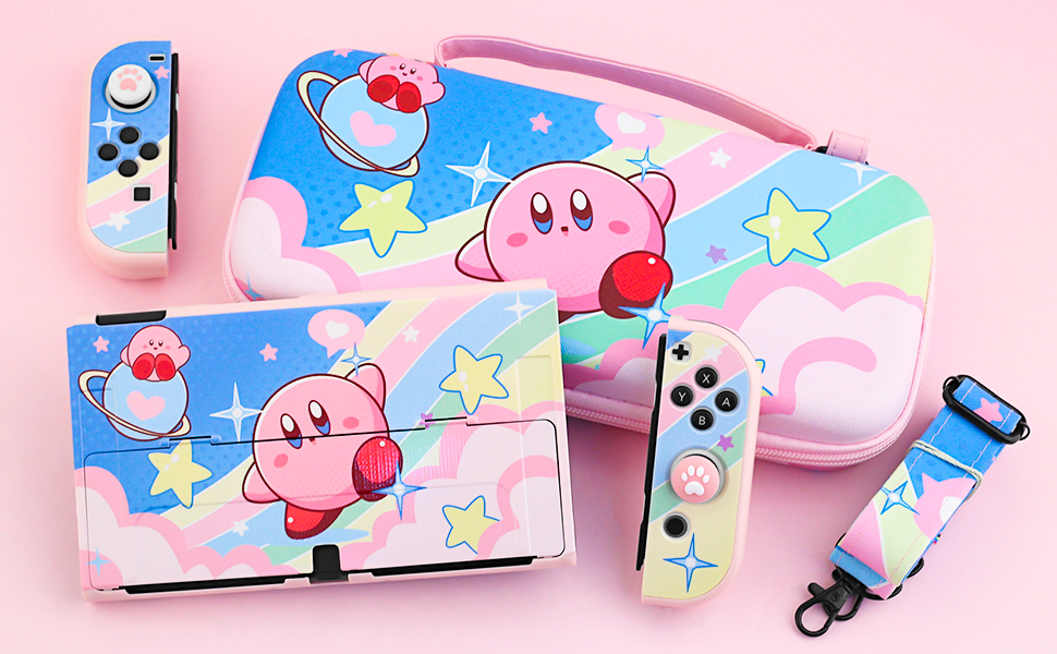 pink switch oled case