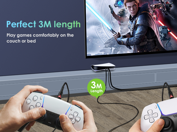 PS5 Controller Charger Charging Cable