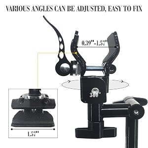 chair umbrella with clamp adjustable