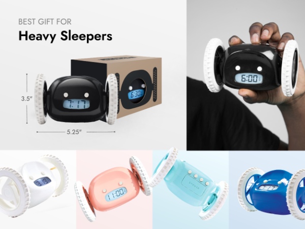 Digital super extra loud alarm clock for heavy sleepers adults kids teens bedroom