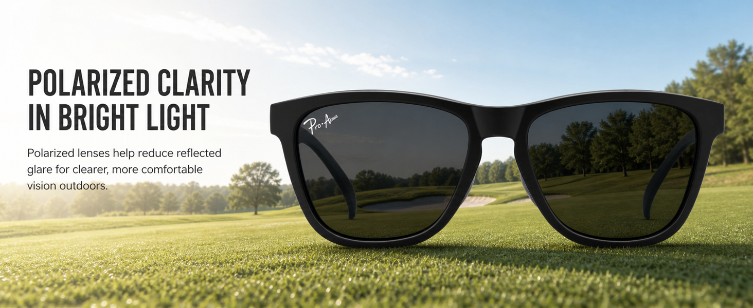 Pro Acme Polarized Golf Sunglasses and Hiking Sunglasses for Men Women