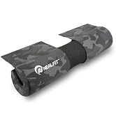 NEALFIT Barbell Squat Pad with Thick Nylon Padding, Hip Thrust Pad for Squats, Lunges, Neck Shoul...
