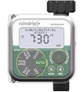 Raindrip Digital Hose-End Automatic Water Timer, Connects to Garden Faucets and Hose Bibbs, with ...